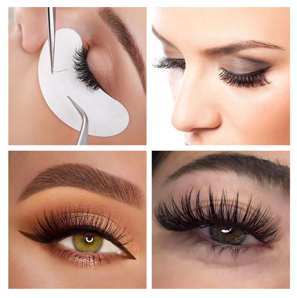 Lashprofessor Ellipse Flache Wimpernverlängerung 0.15 0.20 C CC D DD Doppelspitzige Klassische Einzelwimpern – Detail 16