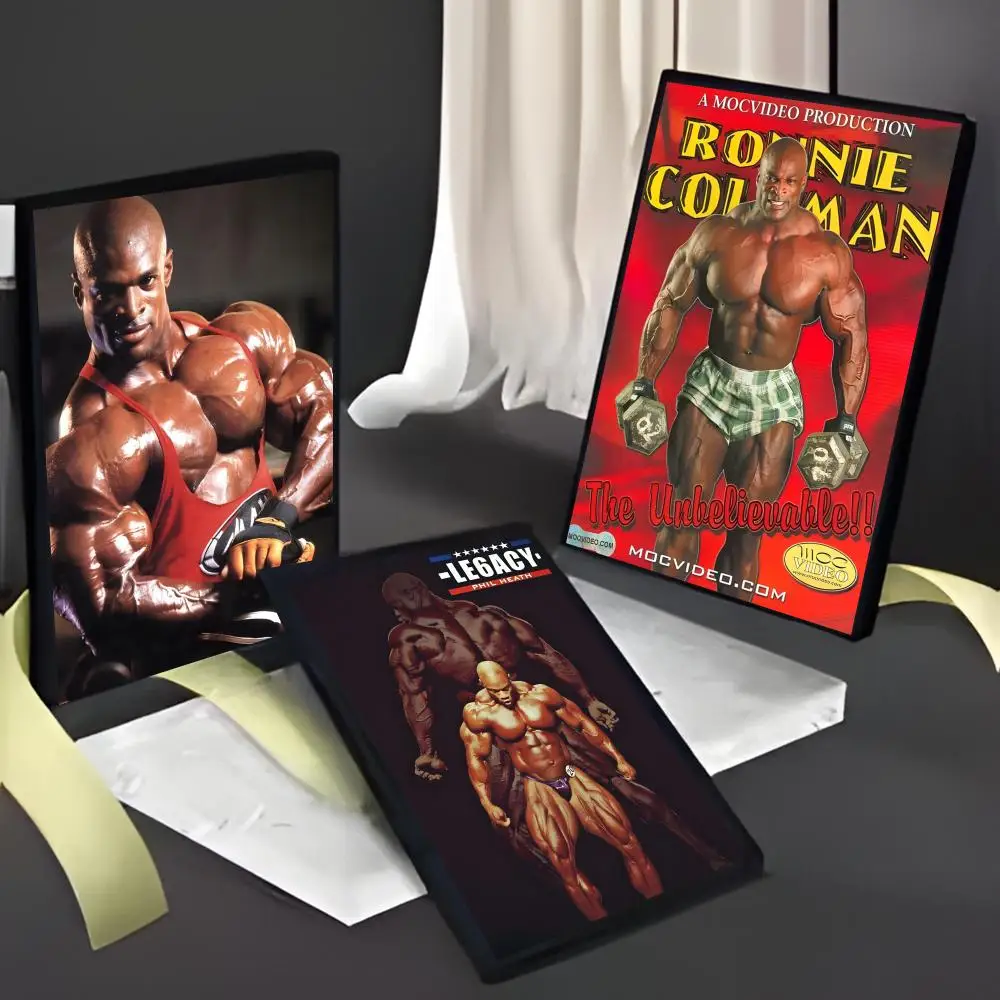 Fitness Bodybuilding champion R-Ronnie C-Coleman Poster American Film Mural Home Childrens Room Wall Decor Print