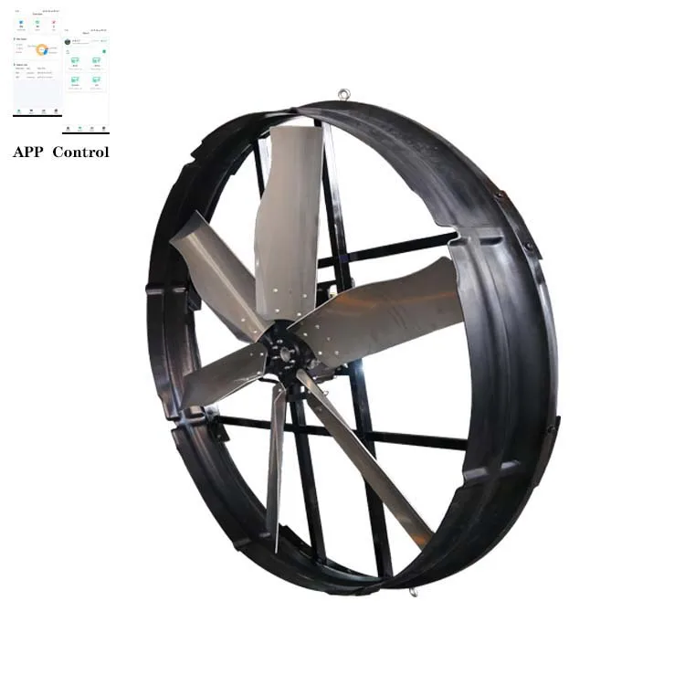 38 Inch  Cooling Temperature Exhaust  Fan   Six Blades Axial Flow  Plastic Poultry Circulation Industrial Fans