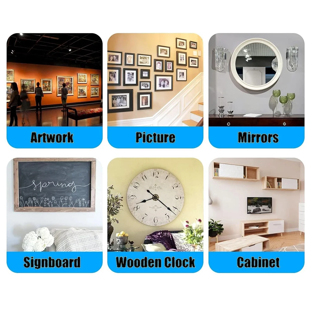 

Комплект для подвешивания картин, сверхмощные вешалки для картин для украшения стен дома, расширительные анкеры, саморезы