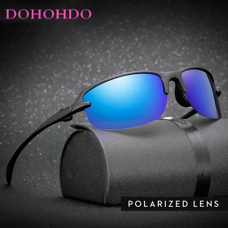 

New Brand Designer Half Frame Night Vision Polarized Sunglasses Men Women Sports Driving Anti-Glare Cycling Goggles UV400 Óculos