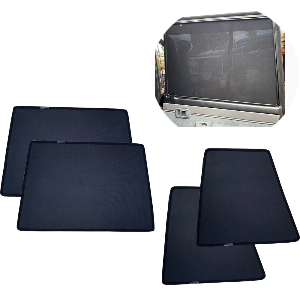 Car Magnetic Window Sunshade Curtain For Toyota Land Cruiser 70 Series LC79 LC76 Pick Up Accessories
