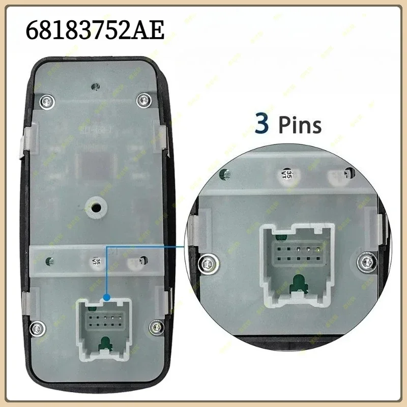 For Dodge Challenger 2015 2016 2017 68183752AE 68183751AD Front Left Driver Right Passenger Power Window Lifter Switch