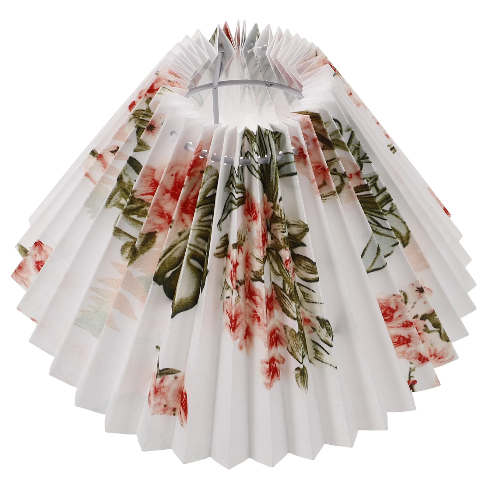 

Pleated Lampshade Small Shades for Table Accessories White Covers Fabric Office