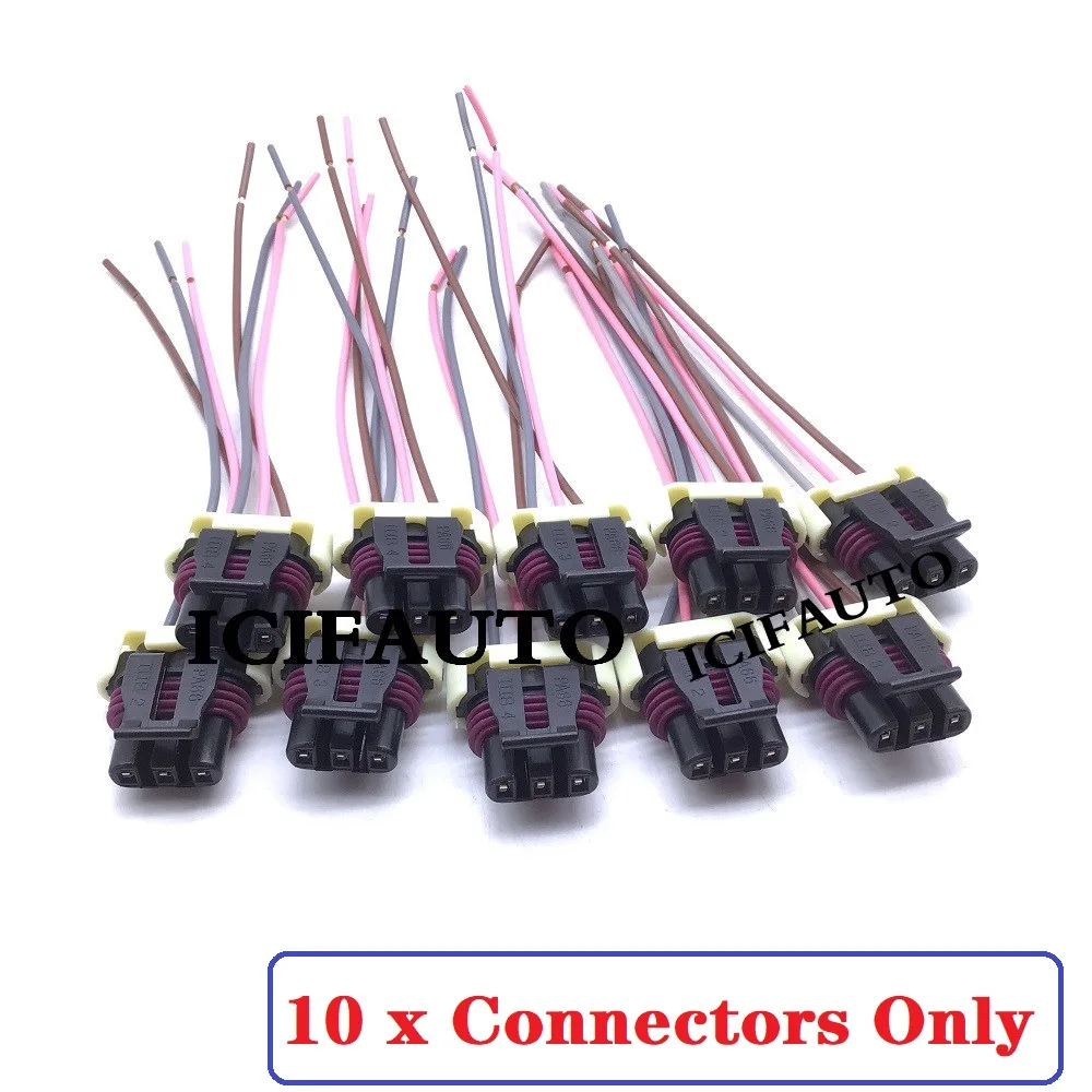 

10XPigtail Connector of Map Crankshaft Position Sensor OE# 12560228,7700101762, 6001543614, 8200105165, 8200719629, 8200121800