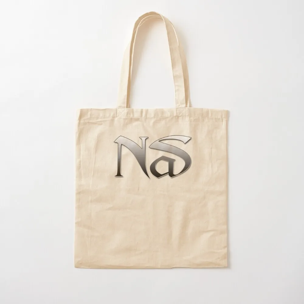 حقيبة تسوق بشعار Nas حقيبة تسوق للنساء حقيبة تسوق قماشية تحمل شعار حقائب اليد النسائية #2
