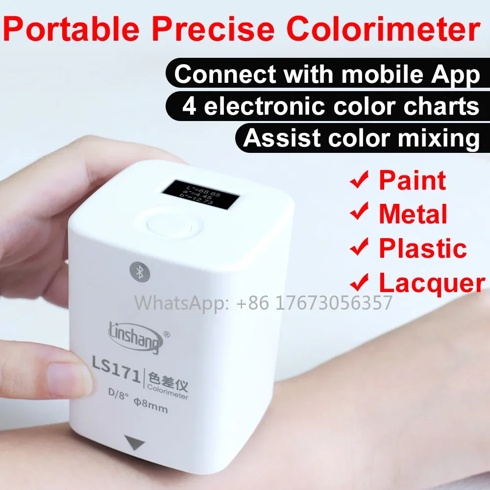 Hot Sale LS171 D/8 Multifunctional Color Reader Colormeter Mobile App Digital Colorimeter For Plastics