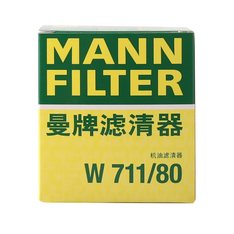 For Seat Leon 1.4 99-06 Skoda Fabia 1.2 14-18 Kamiq 1.5 18-19 Rapid Citigo 1.0 12-19 MANNFILTER Oil Filter W711/80 04E115561B