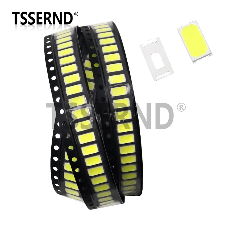 100pcs 5630/5730-CW/WW 0.5W 150Ma 50-55lm White 6500K Warm 3000K Light SMD 5730 5630 LED Chip Lamp Beads Diode