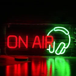 Dimmable ON AIR Neon Sign LED ON AIR Light Sign USB Powered Decorative Sign Bedroom Bar Club Shop Studio Party Wall Art Decor