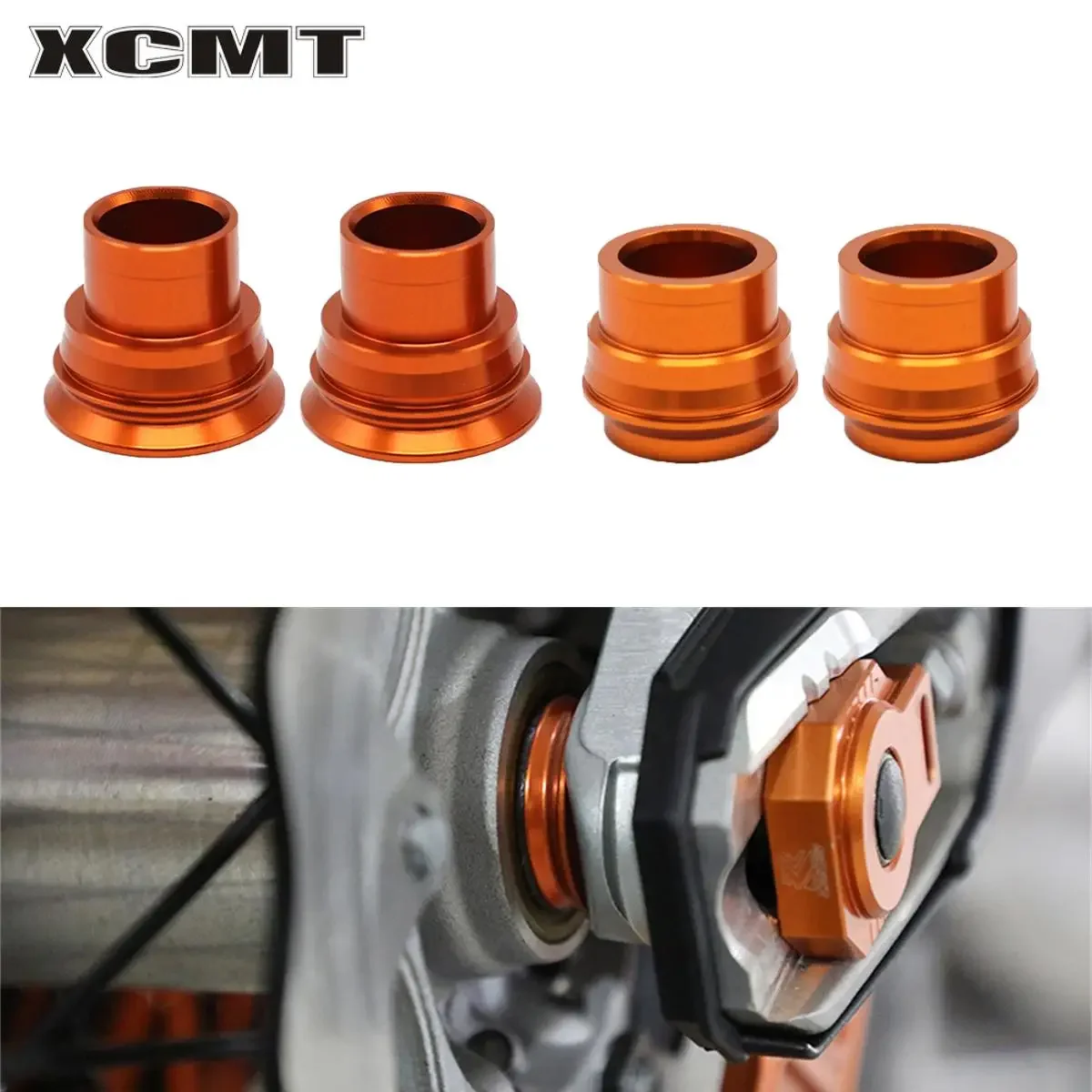 

For KTM 125 150 200 250 300 350 400 450 500 525 530 2008-2021 EXC EXC-F EXC-W XC-W XCF-W CNC Front Rear Wheel Axle Hub Spacer
