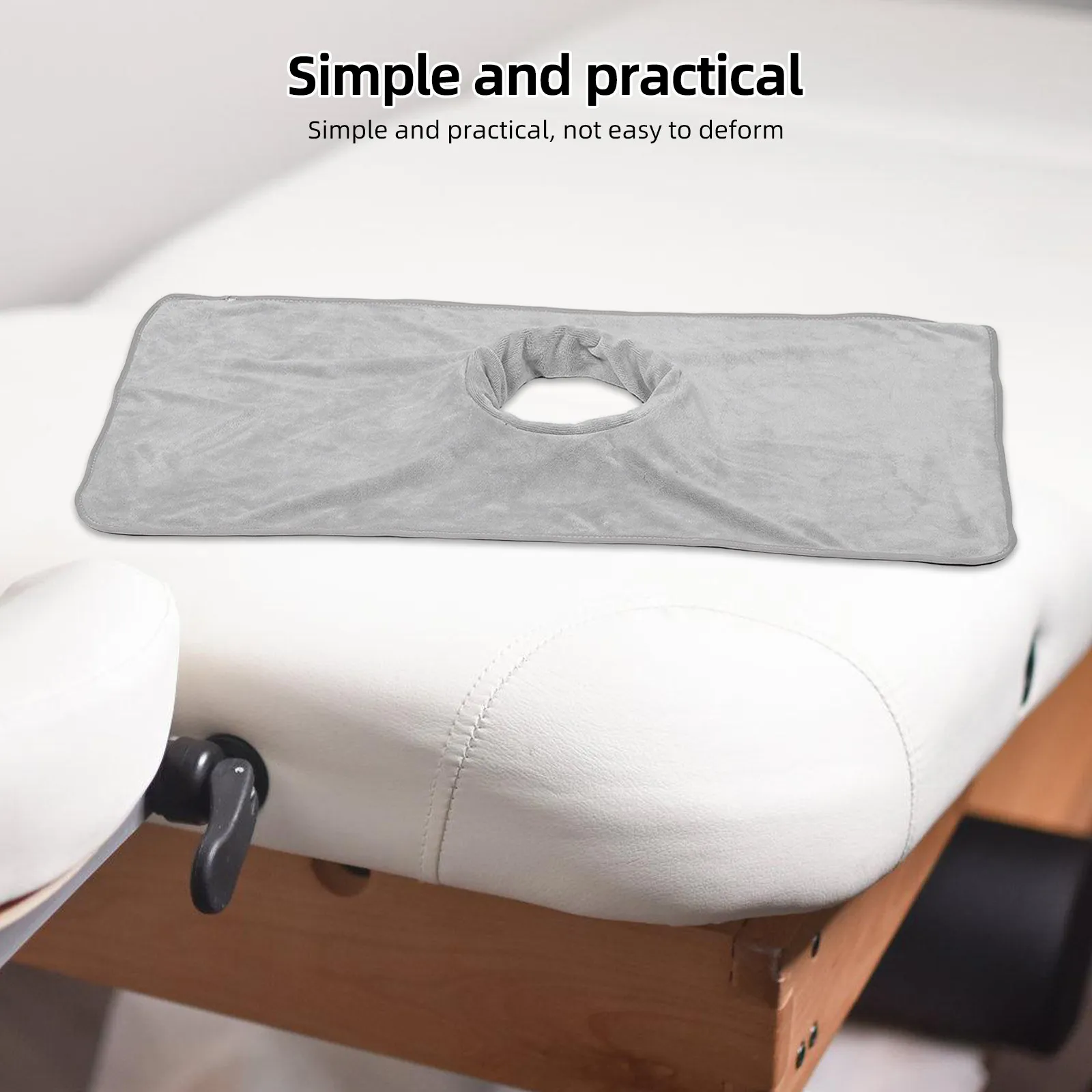 Reusable Massage Table Hole Thickened Soft Comfortable Massage Bed Sheet Salon Beauty Facial Couch Cover