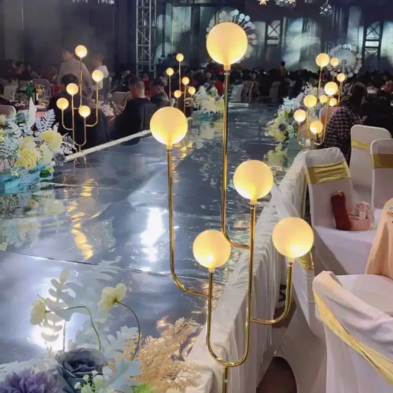 OULALA Modern Wedding Lights Festive Atmosphere LED Evening Stage Lights Roads Small Apples Fresh Background Decoration