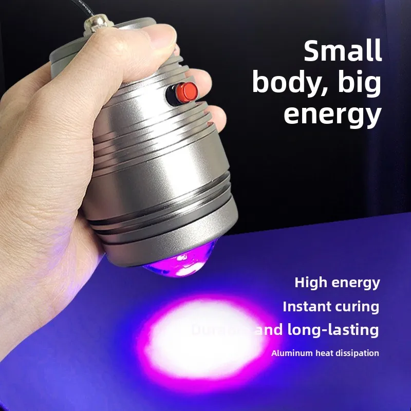 UV Point Light Source, Large Fisheye Concentrating Curing Lamp, Ultraviolet Light Fixing Lamp, Shadowless Adhesive Special Lamp