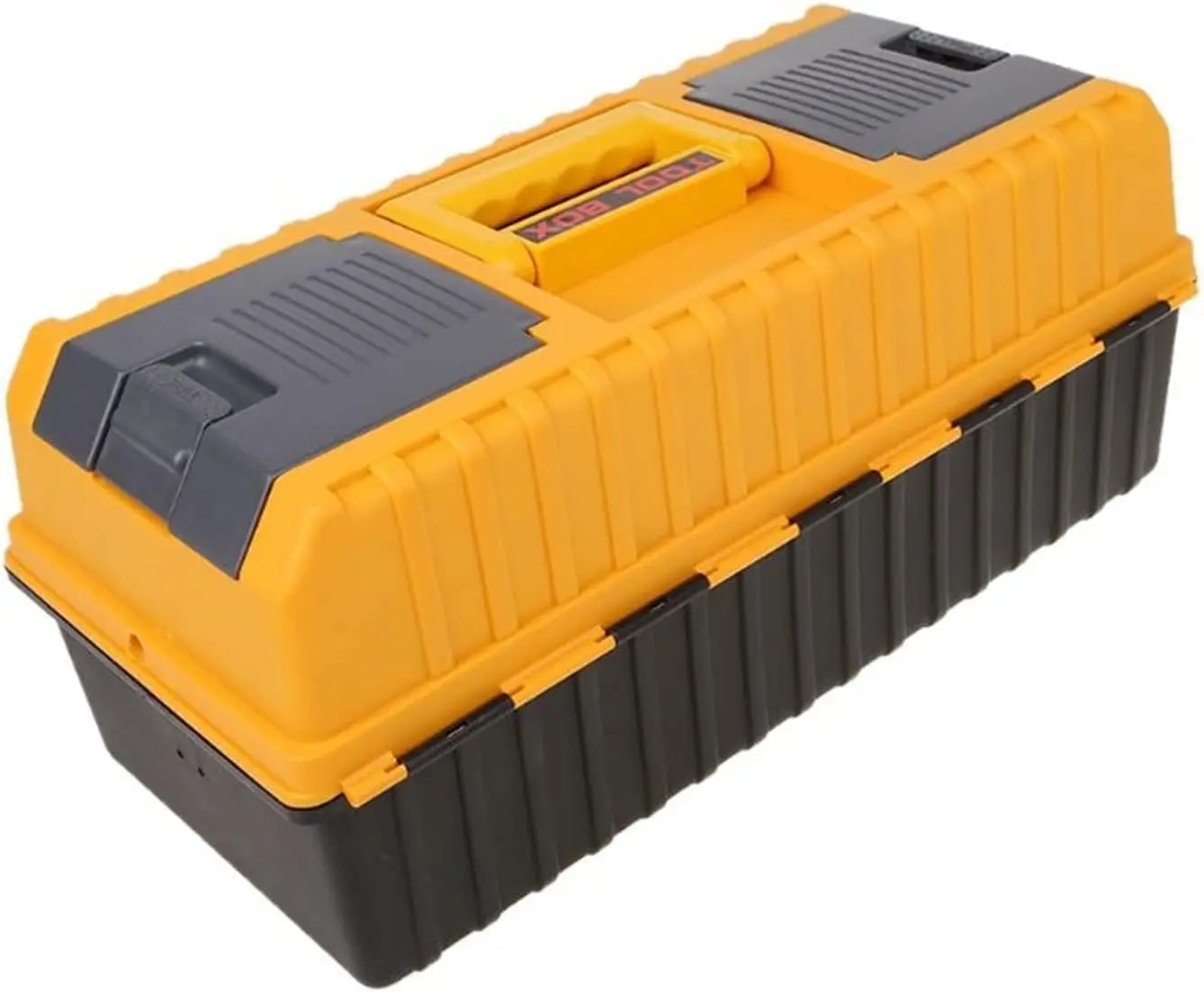 

Large plastic toolbox,3-layer tray storage,hardware toolbox with handle,household multi-purpose car repair kit, tool manager (A)