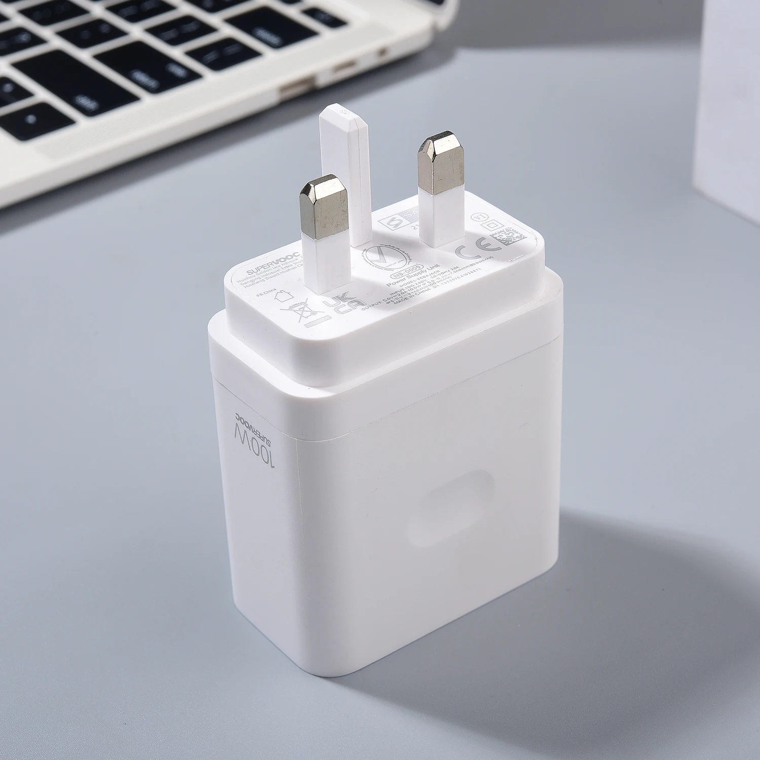 Original OPPO 100W SuperVooc Charger UK Plug Wall Power Adapter 10A USB C Cable For OPPO Reno 12 11 10 9 Pro Find X2 X3 X5 Pro - náhled 2