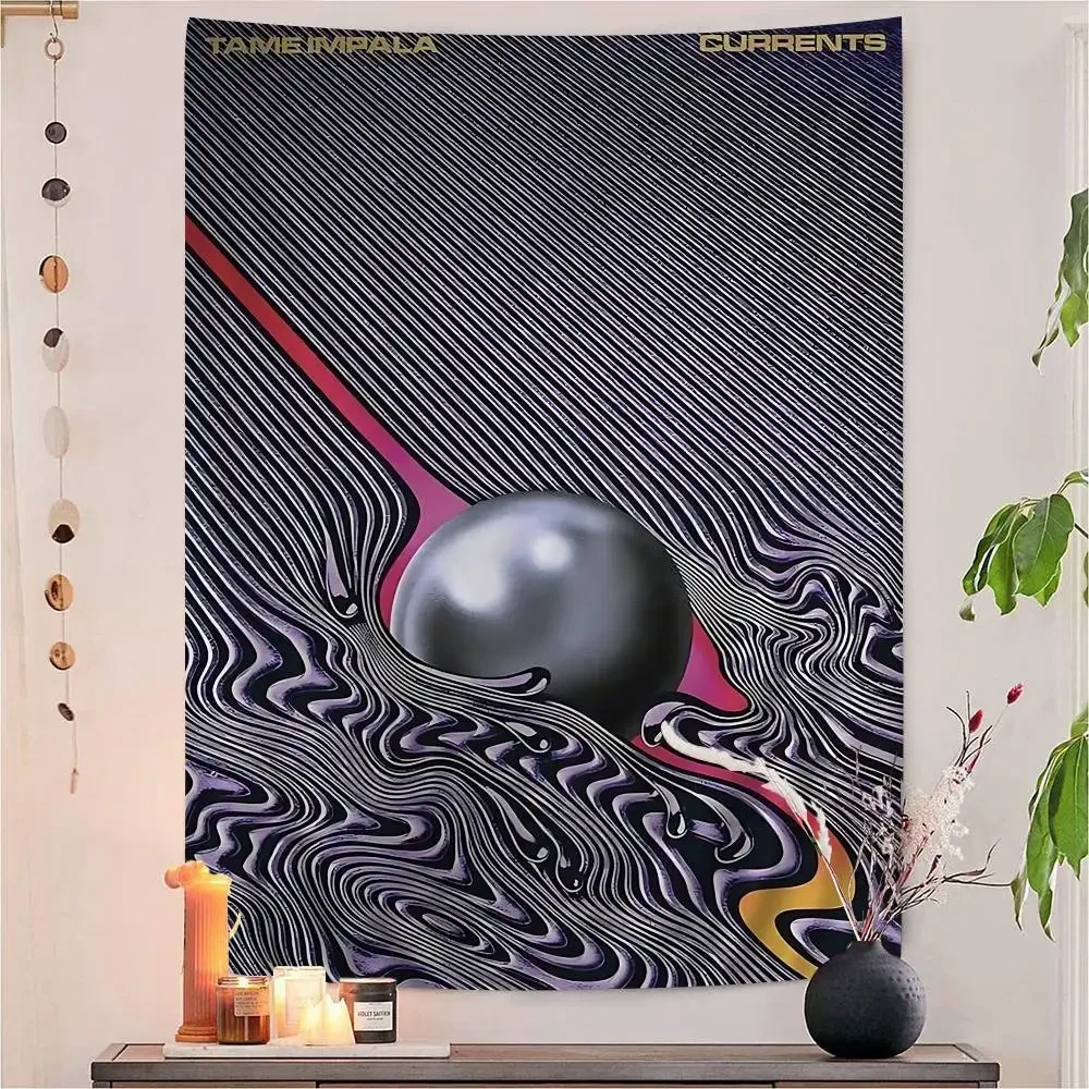 Band Singer Star Tame Impala Hippie Wall Hanging Tapestries Bohemian Wall Tapestries Mandala INS Home Decor