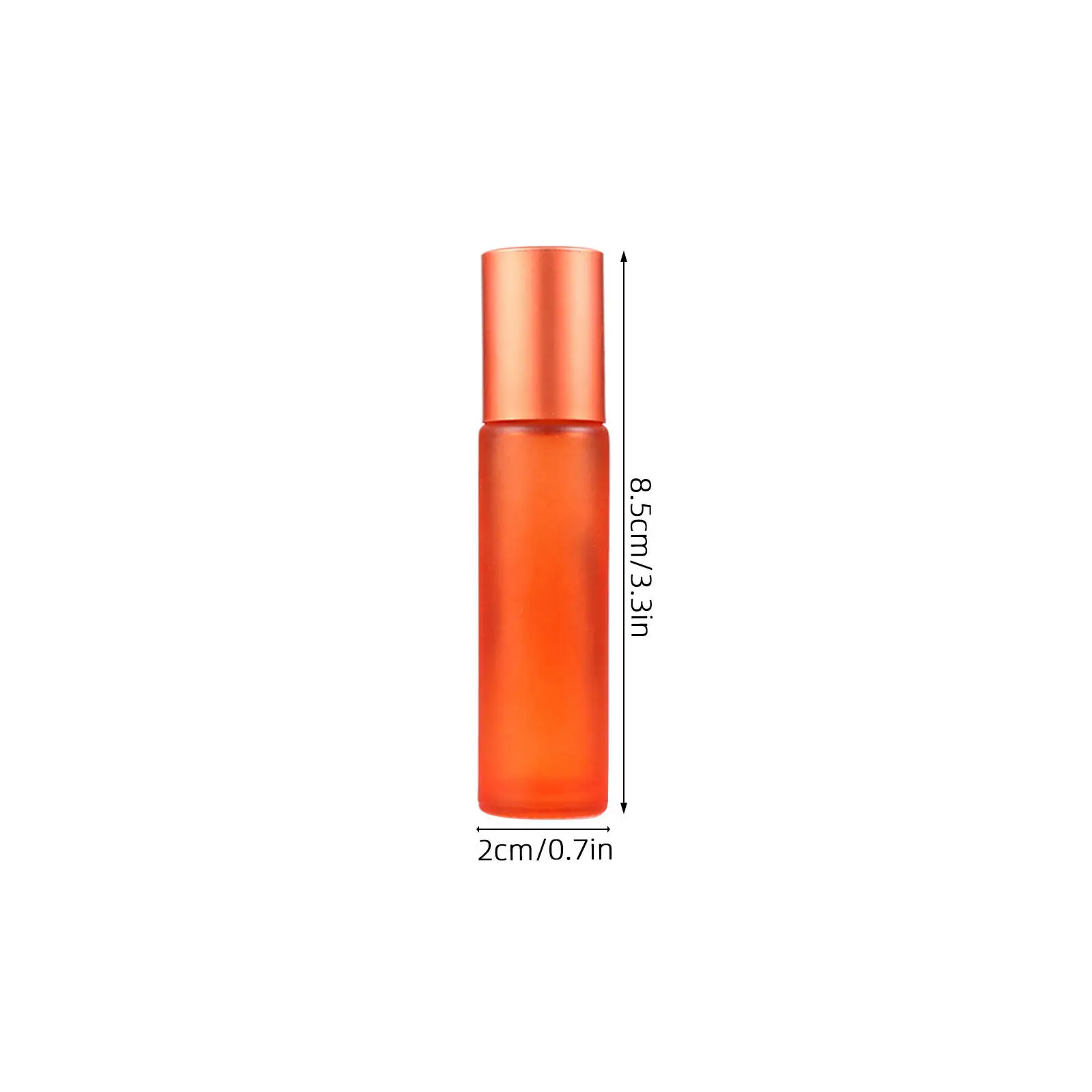 7Pcs 10ml Empty Roll-on Bottles Leakproof Perfume Essential Oil Travel Refillable Subpackaging Bottles Empty Roll-on Bottle
