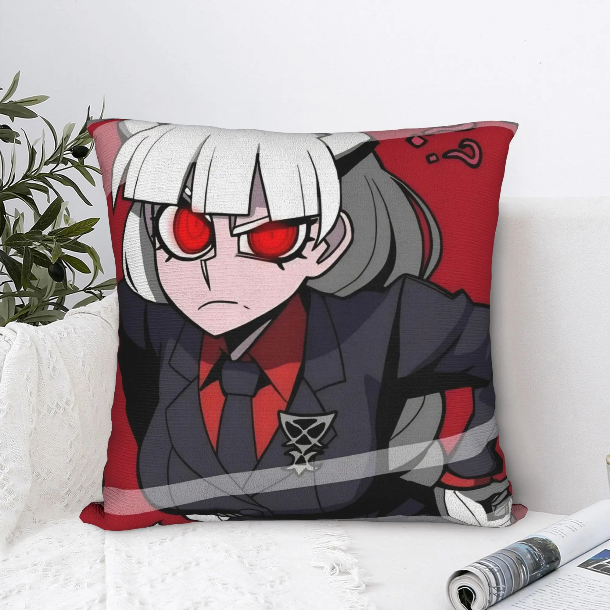 Printed Helltakers Lucifers Cerberus Game Pillowcase Fabric Cushion Cover Decoration Anime Throw Pillow Case Cover Drop Shipping