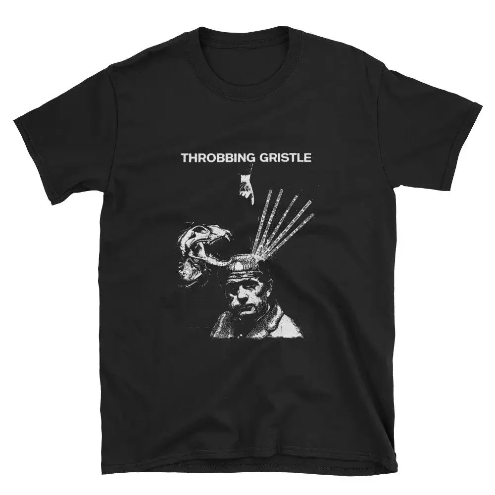 Throbbing Gristle gig flyer limited edition classic black tribute T Shirt unisex