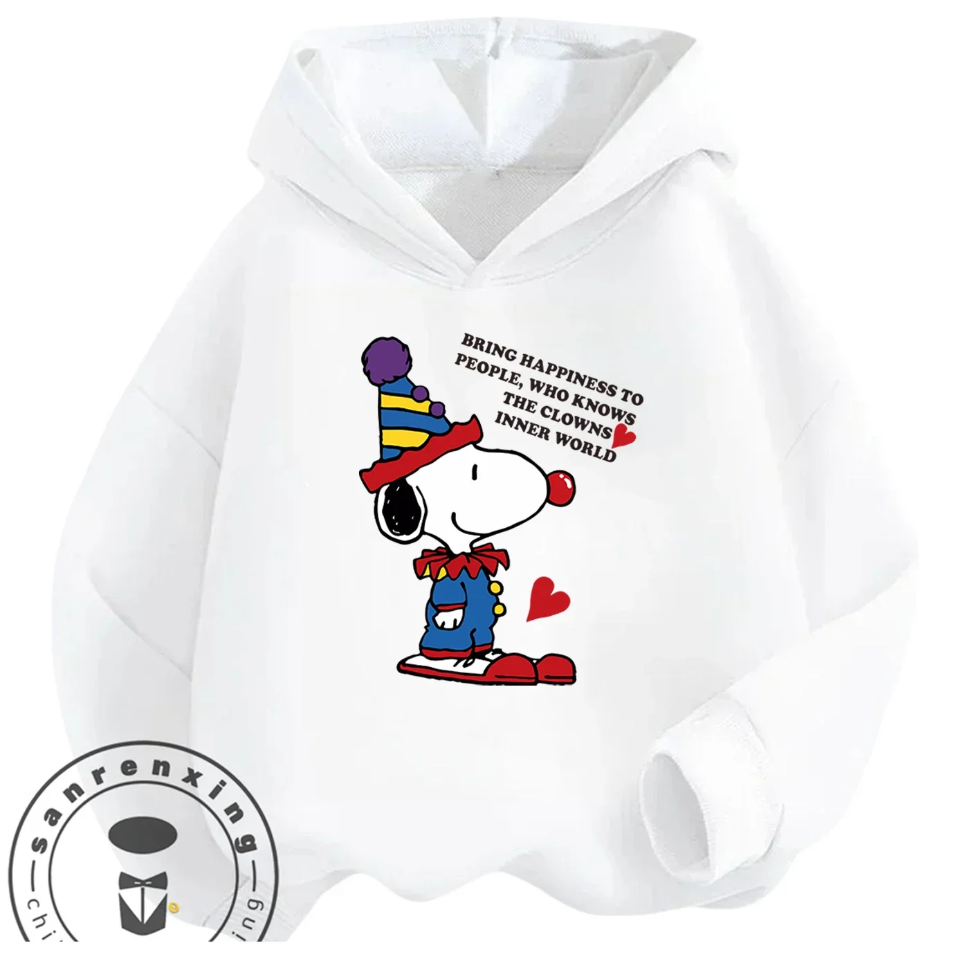 Street Fashion Cartoon Hoodie Cute Casual Autumn Winter Hooded Kids Daily Shirt Snoopy Boys Girls 3 14