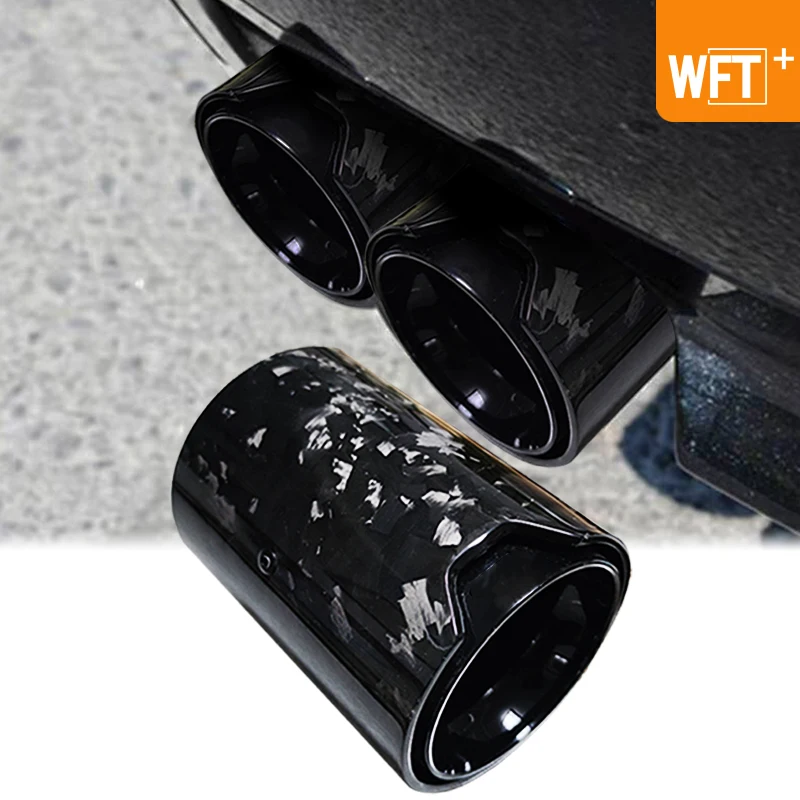 Forged Carbon Fiber Exhaust tip Black Inner Pipe for BMW M2 M3 M4 M135i M235i M140i M240i M335i M340i M435i