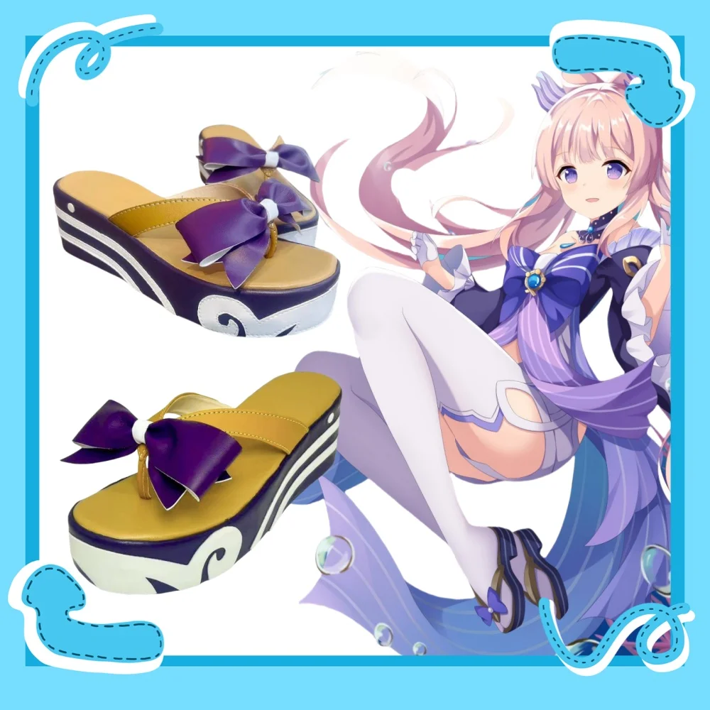 GenshinImpact Sangonomiya Kokomi Cosplay Schoenen Anime Chinese Stijl Halloween Spel