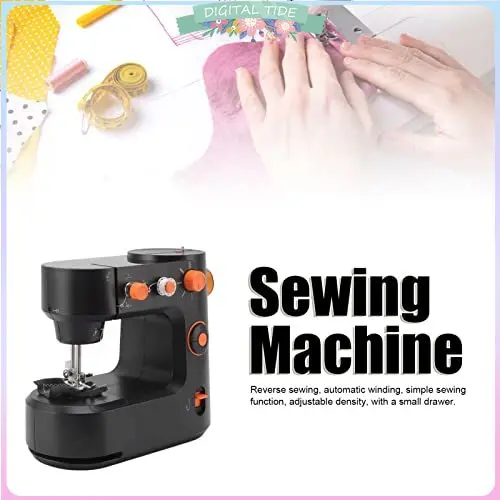 

Портативная мини-электрическая швейная машина Bymaocar для начинающих | 12 встроенных швов, 2 скорости с ножной педалью