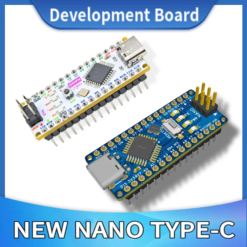 High-Quality Nano 3.0 Development Board  (Compatible Arduino Nano 3.0) TYPE-C Nano Board CH340C ATMEGA328PB Chip  N00010