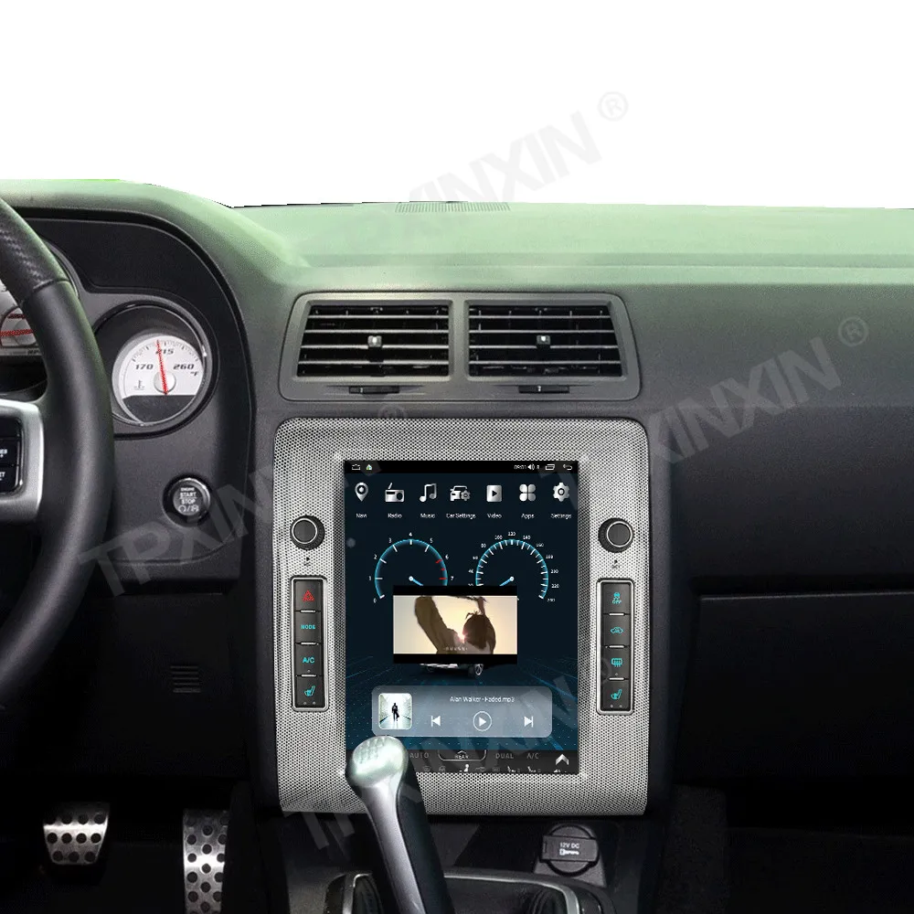 Estéreo para Auto Android 13 de 12.1 Pulgadas para Dodge Challenger 2008-2014, CarPlay Inalámbrico, Navegación GPS, DSP, Pantalla Táctil IPS, 4G WiFi, OEM