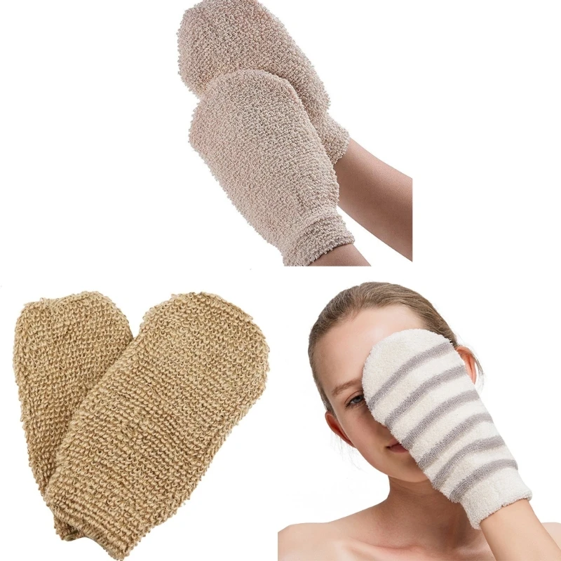 Bath Gloves Household Shower Towel Scrub Body Wash Home Supply Elastic Wipe Back