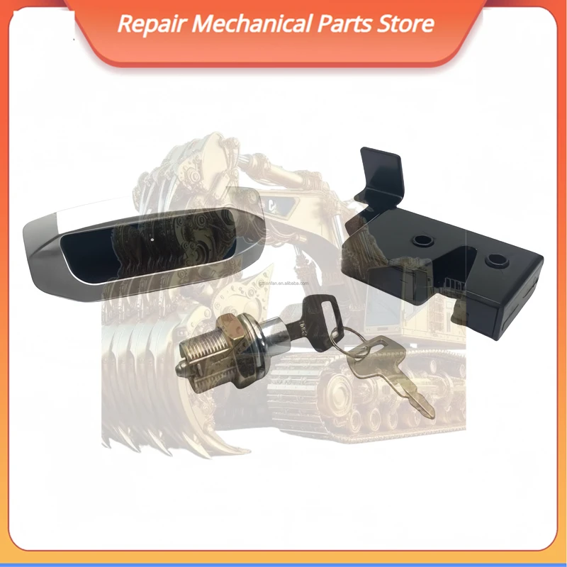 

For 100% Brand-new Excavator Toolbox Lock R60-7 R80-7 Trunk External Handle Block Core