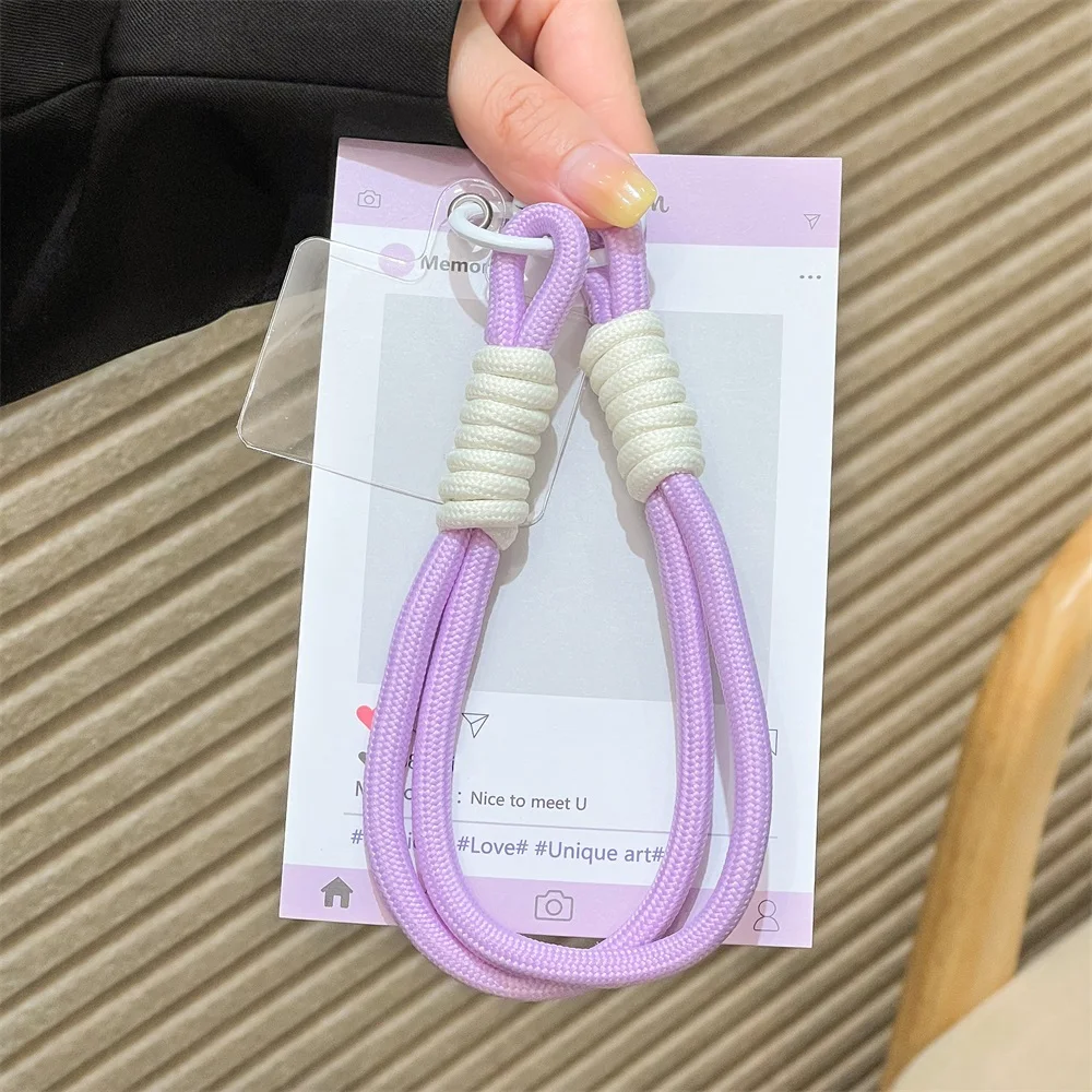 For Mobile Phone Short Lanyard Universal Colorful Hand Wrist Strap Rope For Cell Phone Case Accessories Anti Loss Keychain view 5