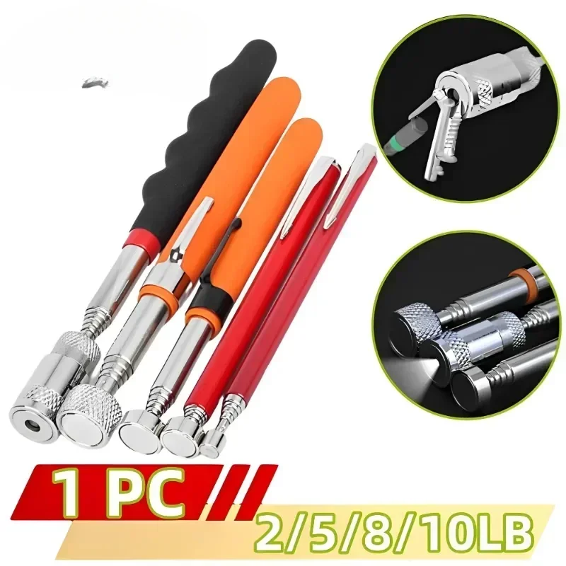 

Telescopic Magnetic Pen Metalworking Handy Tool Magnet Capacity for Picking Up Nut Bolt Adjustable Pickup Rod Stick Mini Pen