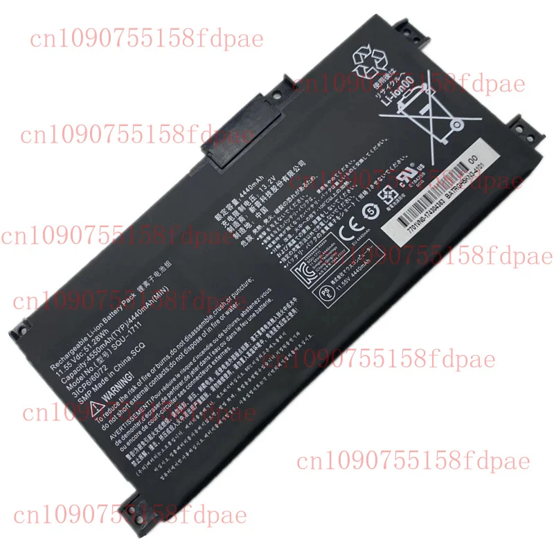 

For Hasee S7 TA5NB S7T TA5NP TA7NP QNLASO1 SQU-1711 1718 Battery For Thunderobot 911 S ME Air Targa Master G7000M G8000M 83008G