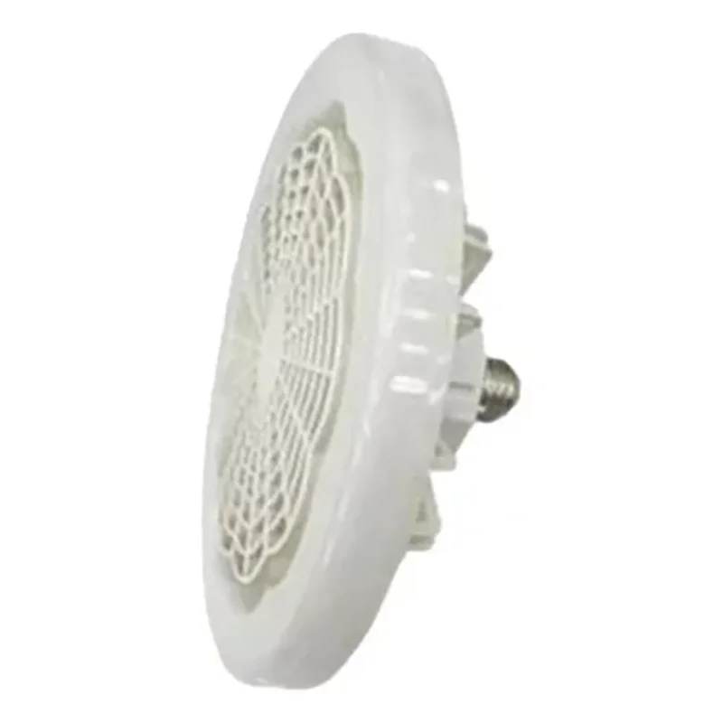 Modern E27 Mute Ceiling Fan Light with White Structure - HVAC Fan