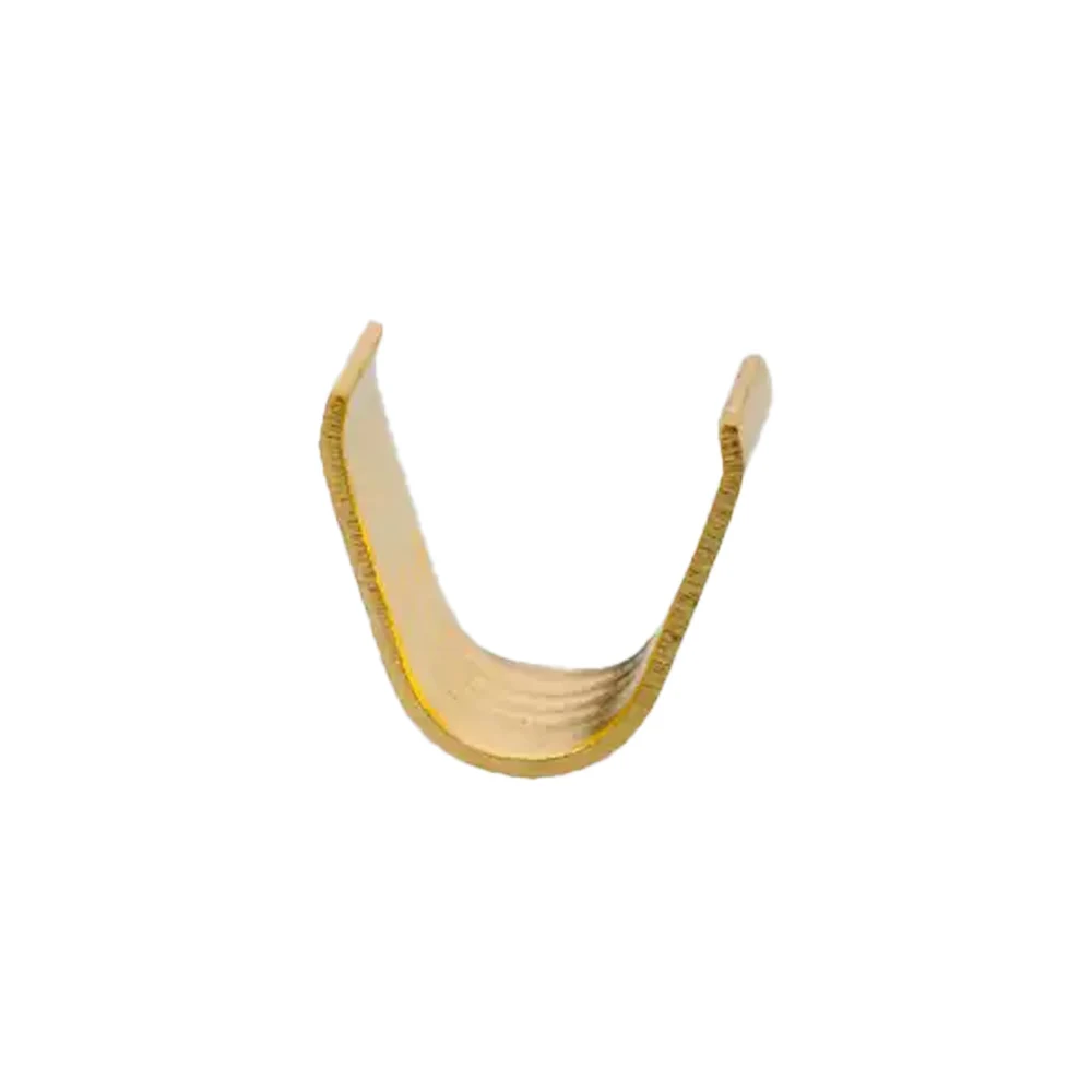 100 PCS DJ454D U-Shaped Crimping Buckle Terminals Copper Wire Joining Buckles 459 Wire-Wrapping Terminals for Electrical Wiring