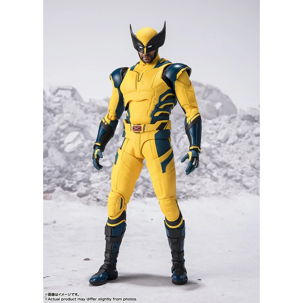 BANDAI S.H.Figuarts Deadpool And Wolverine Wolverine 1/12 Action Doll Anime Figure Collectible Model Toy Gift