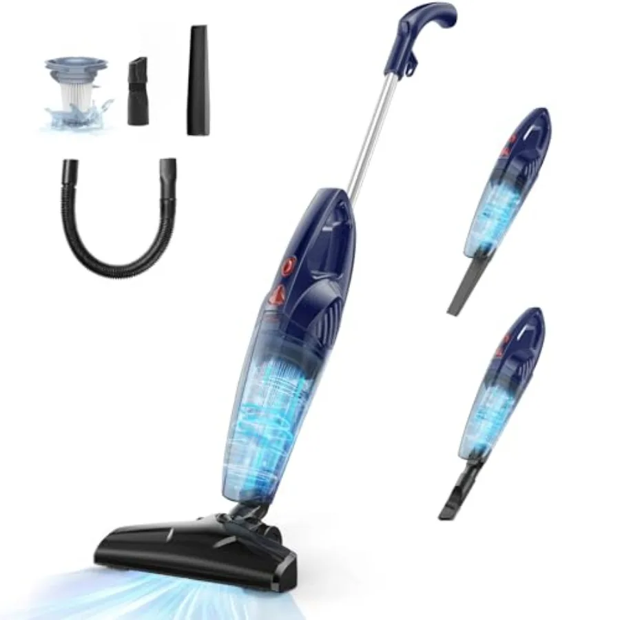 

Corded Vacuum Cleaner Handheld Lightweight Bagless Vacuum Cleaner with 32ft Cord and 20kPa Powerful Suction Ideal for Cleaning