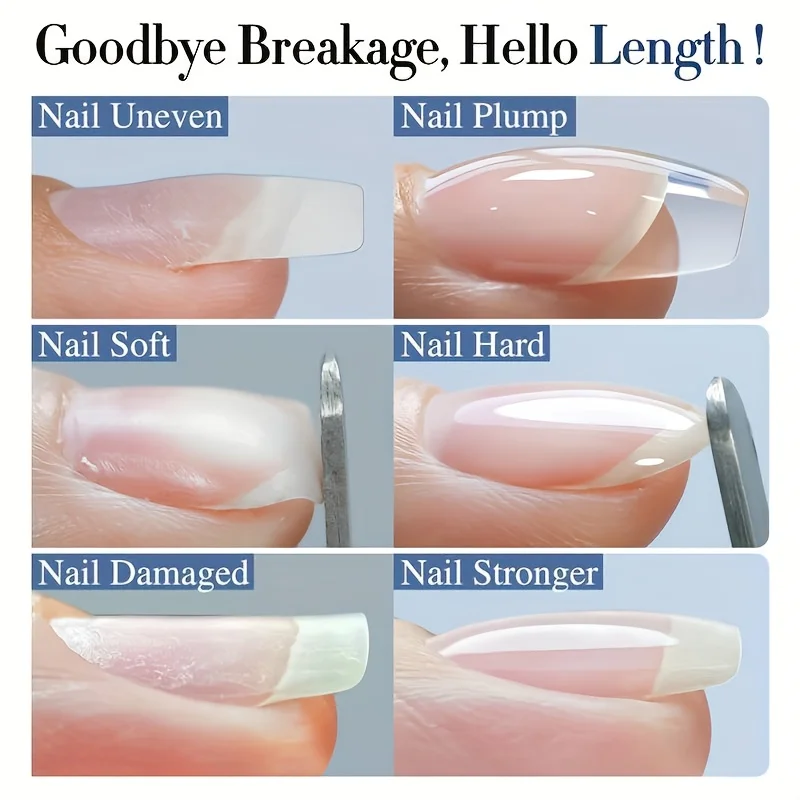 معطف علوي لطلاء الأظافر وجل منشئ - شفافية عالية، صلابة عالية، خيارات متعددة الألوان، متعددة الوظائف لفن الأظافر #4