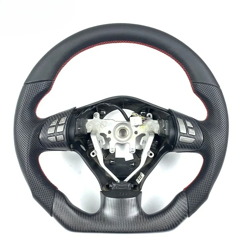 

Hot Sale JDM Racing Automotive Interior Real Matte Carbon Fiber Steering Wheel For Subaru WRX STI