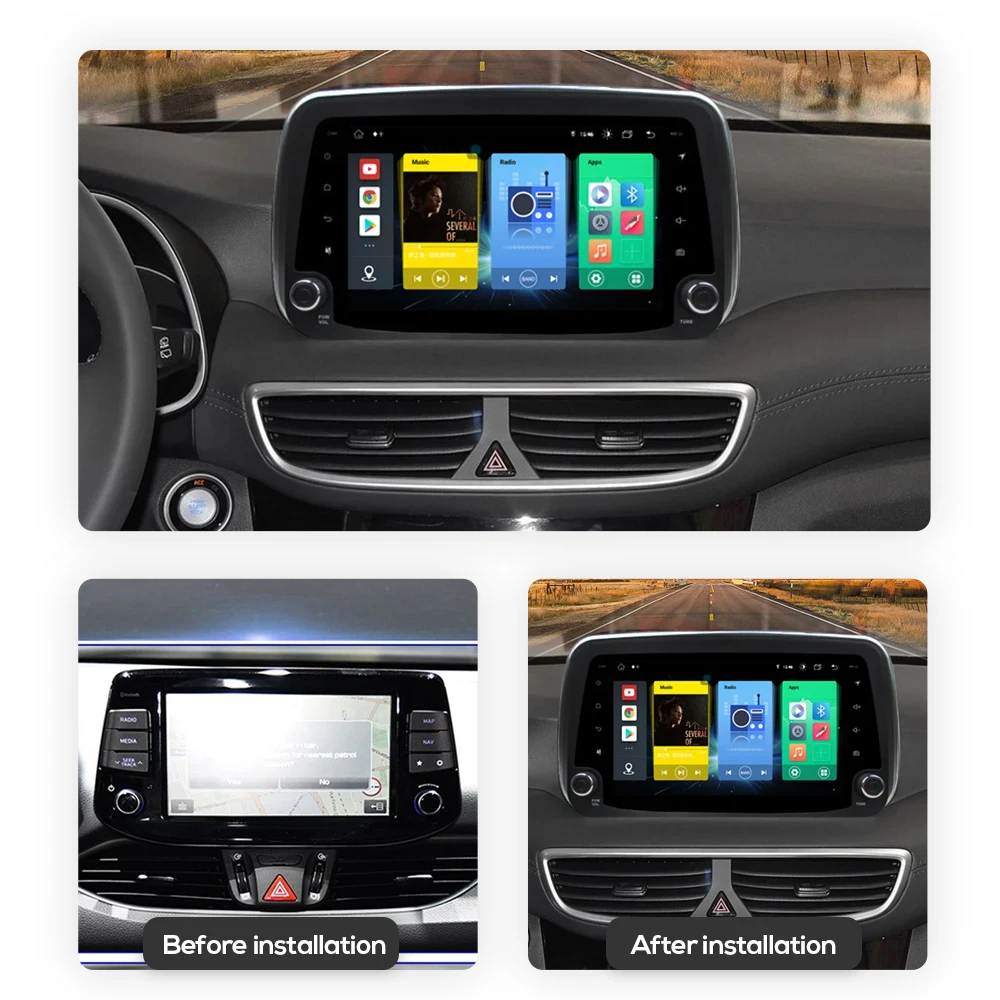 Carplay Android 13 Car Radio For Hyundai Tucson IX35 2018 2019 2020 GPS Multimedia Player Navigation Stereo Wifi autoradio Wifi