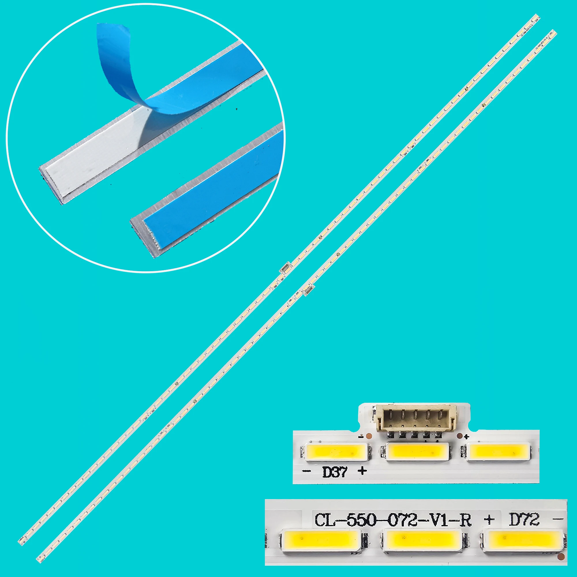 

LED BackLight Strip For 55PUS7181/12 55PUS71010A 55PUS710A 55PUS7502/12 55HFL7011T/12 CL-550-072-V1-L 11800821-A0