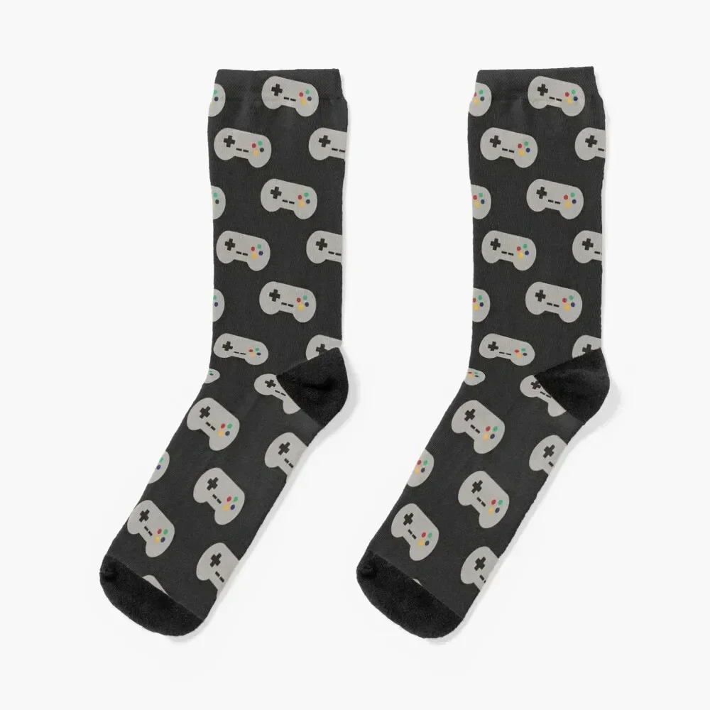 Vintage Video Game Controller Black Socks cool tennis hiphop man Woman Socks Men's