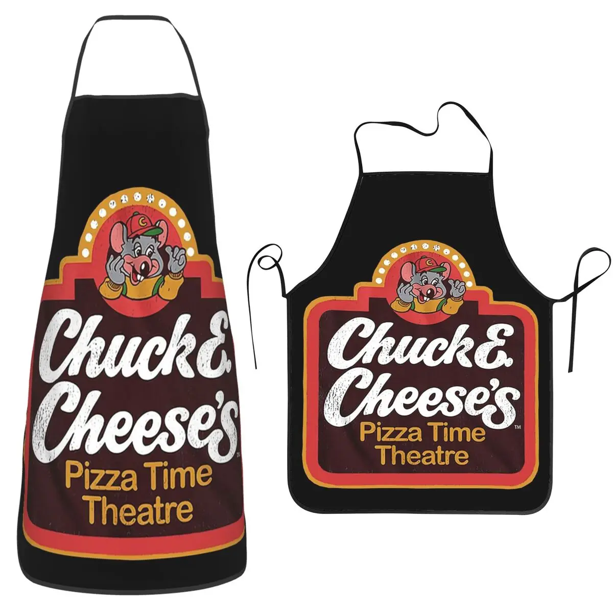 

Chuck E Сыры Пицца Время Театр Фартуки Шеф-кухар Кулинария Столик Без рукавов Нагрудник Кухня для уборки Pinafore