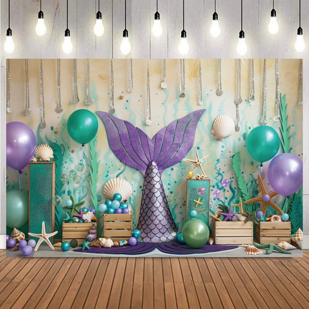 Newborn Baby 1st Birthday Party Backdrop Balloons Girl Boy Baby Shower Cake Smash Photography Background Decor Photo Studio Prop