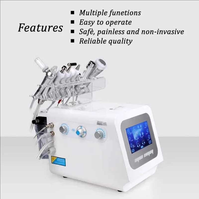 9 in 1 Multi-functional Facial Deep Cleansing Hydro Skin Rejuvenation Rf Face Lift Equipment