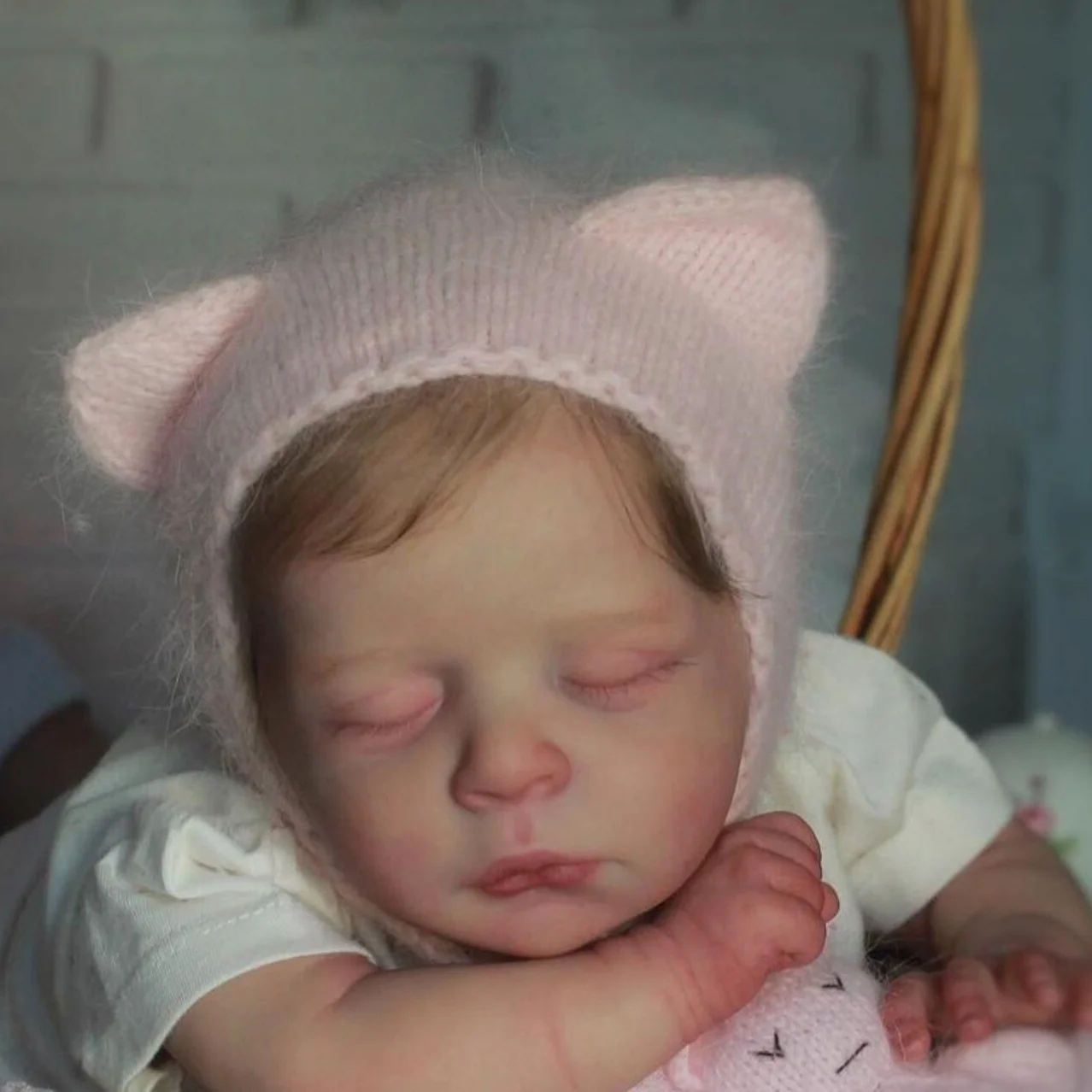 

BZDOLL 20 Inch 50CM Reborn Baby Doll, Vinyl Limbs & Cloth Body, Handmade Birthday Gift