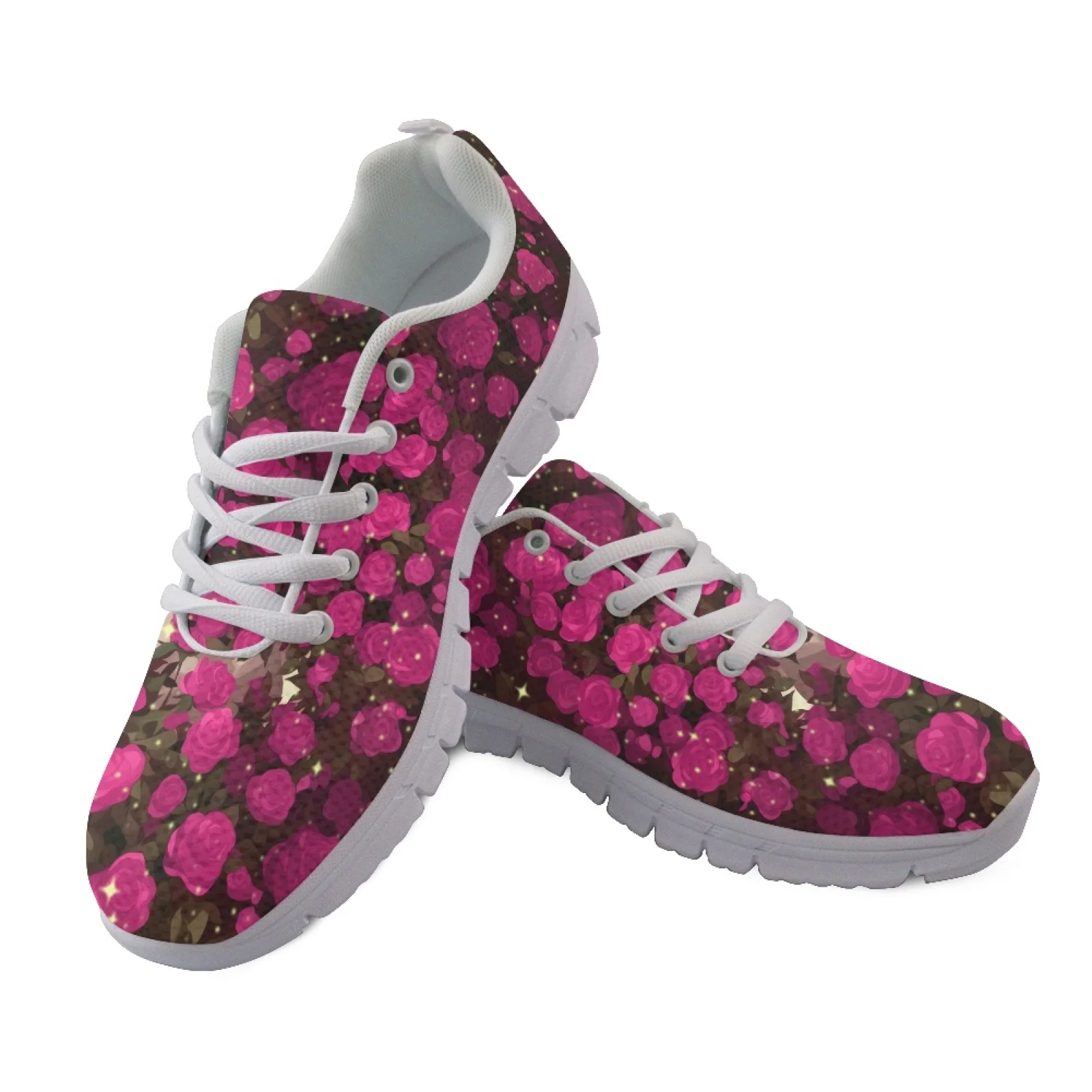 Coloranimal Pink Rose 2025 Collection Training Athletic Shoes Lace up Sport Running Shoes for Men and Women