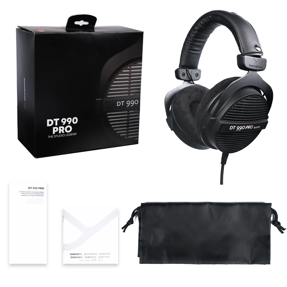 DT 990 PRO DT990 80 Ohm 250 Ohm Over Ear Wired Studio Headphones for Professional Recording and Monitoring Gaming